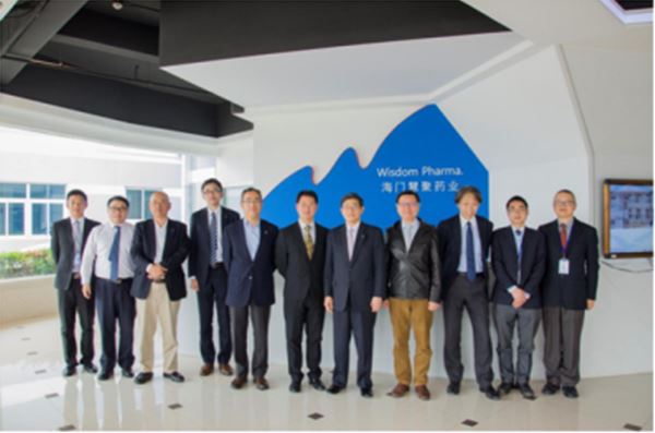 宇部興産山本社长来访慧聚药业